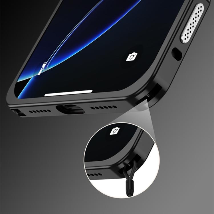 Ultra-Thin Alloy Metal Frame Shockproof Phone Case with  Lens Frame, For iPhone 17 Pro Max, For iPhone 17 Pro