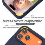 Pinguin Baby EVA stoßfeste Handyhülle mit Halterung, Für iPhone 17 Pro Max, Für iPhone 17 Pro, Für iPhone 17, Für iPhone Air, Für iPhone 16 Pro Max, Für iPhone 16 Pro, Für iPhone 16, Für iPhone 15 Pro Max