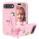 Pinguin Baby EVA stoßfeste Handyhülle mit Halterung, Für iPhone 17 Pro Max, Für iPhone 17 Pro, Für iPhone 17, Für iPhone Air, Für iPhone 16 Pro Max, Für iPhone 16 Pro, Für iPhone 16, Für iPhone 15 Pro Max