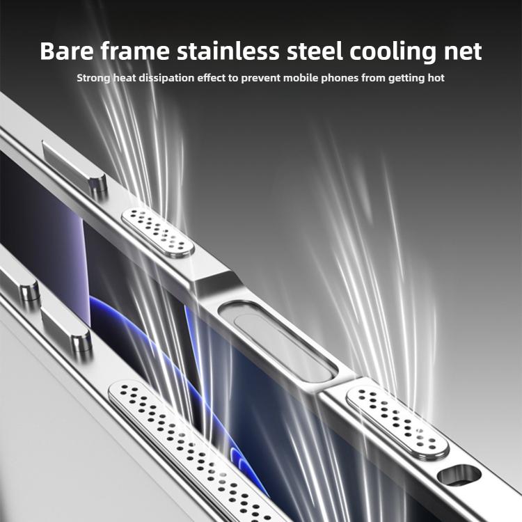 Ultra-Thin Alloy Metal Frame Shockproof Phone Case, For iPhone 17 Pro Max, For iPhone 17 Pro