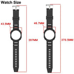 Einfarbiges Uhrengehäuse mit integriertem TPU-Armband, für Samsung Galaxy Watch8 44 mm und 40 mm