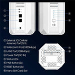 WAVLINK WL-WNF100X3NR-B mit Nano-SIM-Steckplatz Europäische Version 5G Router WiFi 6, EU-Stecker, UK-Stecker