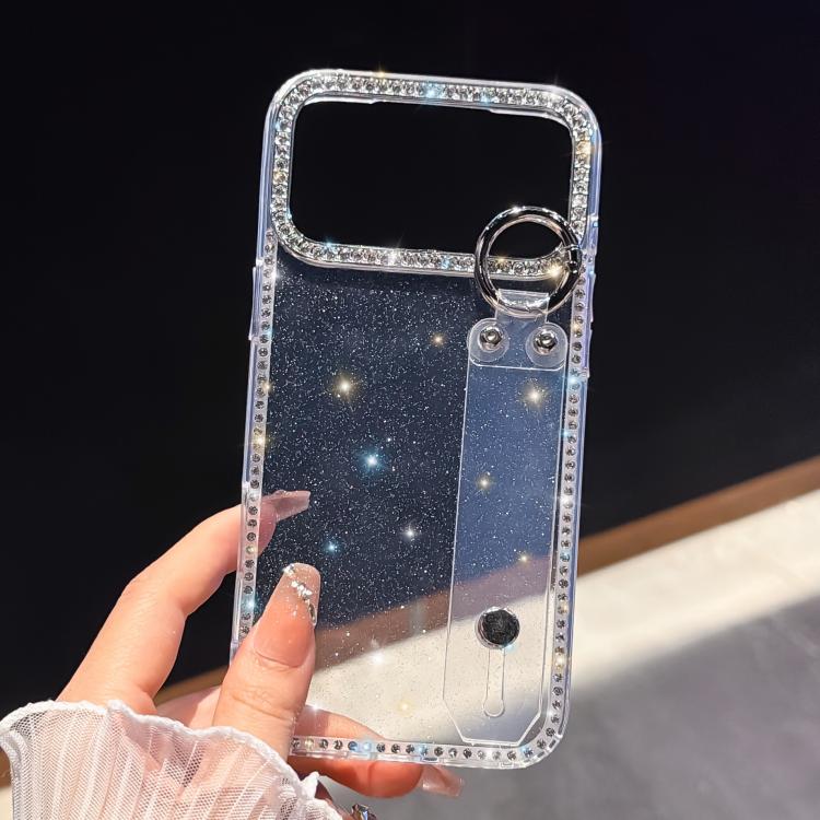 Strass Glitzer Armband Halter Handyhülle, Für iPhone 17 Pro Max