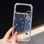 Strass Glitzer Armband Halter Handyhülle, Für iPhone 17 Pro Max