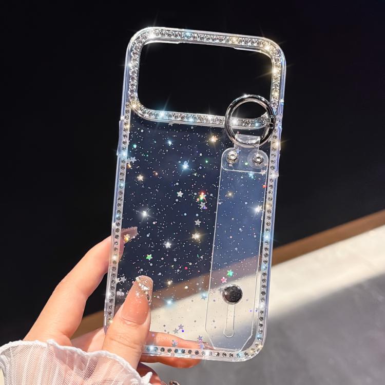 Strass Glitzer Armband Halter Handyhülle, Für iPhone 17 Pro Max