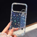 Strass Glitzer Armband Halter Handyhülle, Für iPhone 17 Pro Max