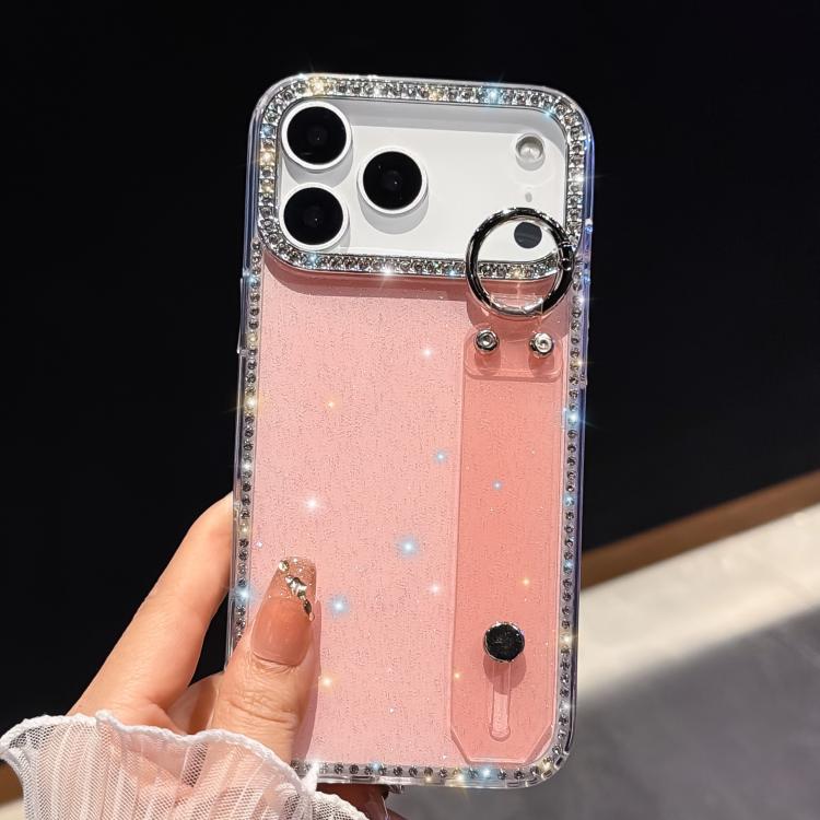 Strass Glitzer Armband Halter Handyhülle, Für iPhone 17 Pro Max