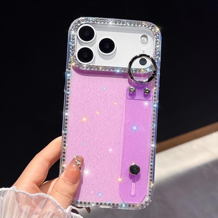 Strass Glitzer Armband Halter Handyhülle, Für iPhone 17 Pro Max
