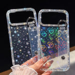 Strass Glitzer Armband Halter Handyhülle, Für iPhone 17 Pro Max