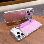 Strass Glitzer Armband Halter Handyhülle, Für iPhone 17 Pro Max