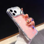 Strass Glitzer Armband Halter Handyhülle, Für iPhone 17 Pro Max