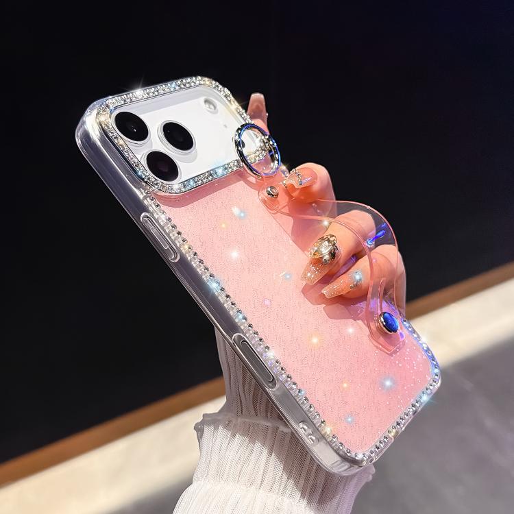 Strass Glitzer Armband Halter Handyhülle, Für iPhone 17 Pro Max