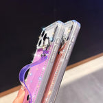 Strass Glitzer Armband Halter Handyhülle, Für iPhone 17 Pro Max