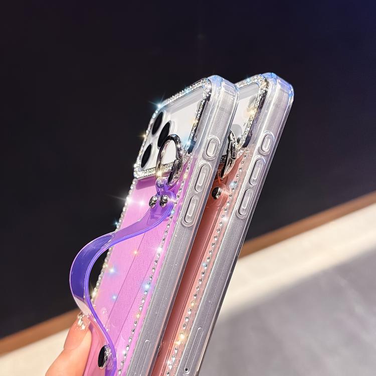 Strass Glitzer Armband Halter Handyhülle, Für iPhone 17 Pro Max