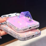 Strass Glitzer Armband Halter Handyhülle, Für iPhone 17 Pro Max