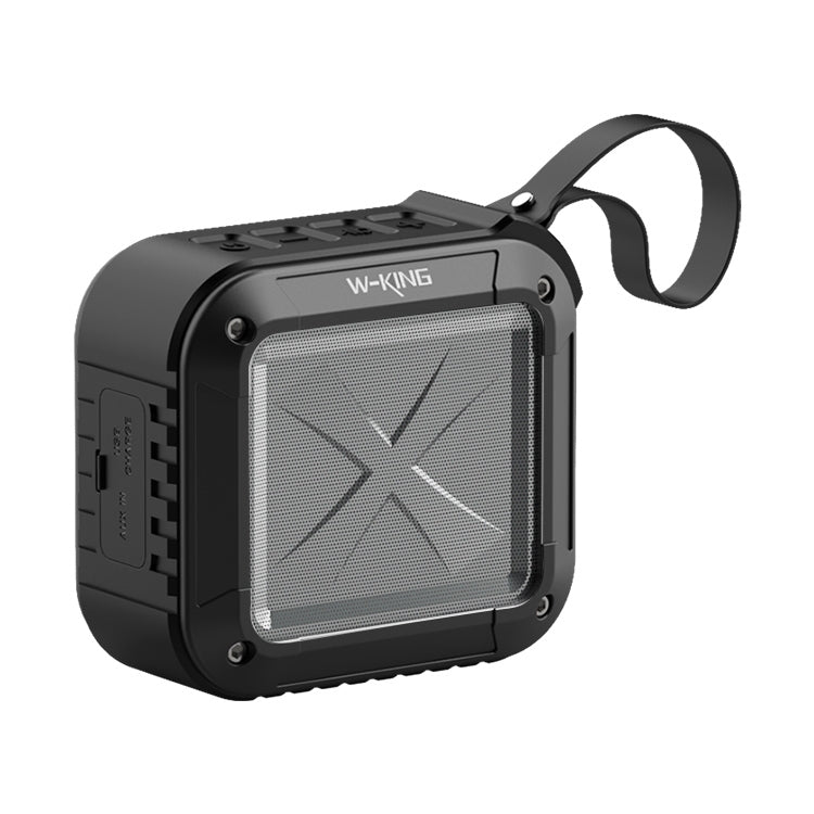 W-KING S7 Mini Kabelloser wasserdichter Lautsprecher mit TF/FM/AUX/NFC Bluetooth Fahrradlautsprecher, Schwarz, Orange, Blau, Armeegrün