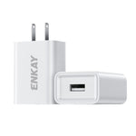 ENKAY 10W USB-Ladegerät 5V 2A Netzteil, EU-Stecker, US-Stecker