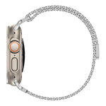 Vitality Grobes Milanaise-Magnetarmband, für Apple Watch 42 / 44 / 45 / 46 / 49 mm