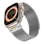 Vitality Grobes Milanaise-Magnetarmband, für Apple Watch 42 / 44 / 45 / 46 / 49 mm