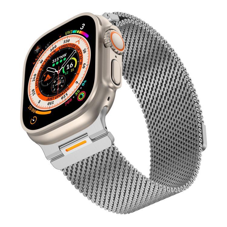 Vitality Grobes Milanaise-Magnetarmband, für Apple Watch 42 / 44 / 45 / 46 / 49 mm
