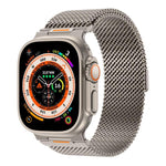 Vitality Grobes Milanaise-Magnetarmband, für Apple Watch 42 / 44 / 45 / 46 / 49 mm