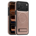 Multifunktionale Halterung MagSafe PU Handyhülle, Für iPhone 17 Pro Max, Für iPhone 17 Pro, Für iPhone 17, Für iPhone Air