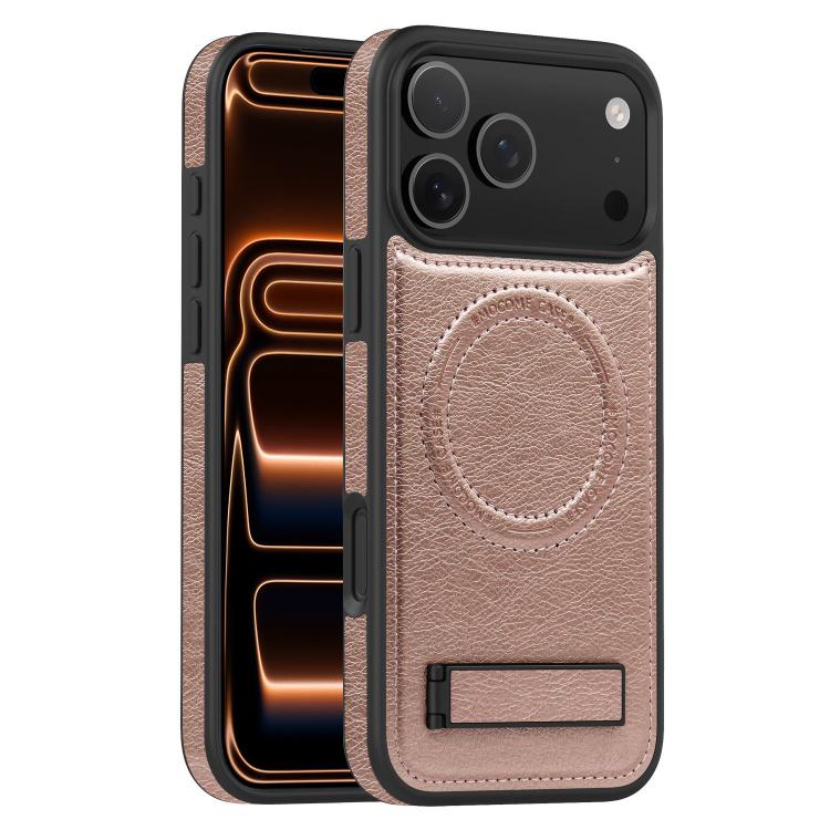 Multifunktionale Halterung MagSafe PU Handyhülle, Für iPhone 17 Pro Max, Für iPhone 17 Pro, Für iPhone 17, Für iPhone Air
