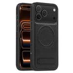 Multifunktionale Halterung MagSafe PU Handyhülle, Für iPhone 17 Pro Max, Für iPhone 17 Pro, Für iPhone 17, Für iPhone Air