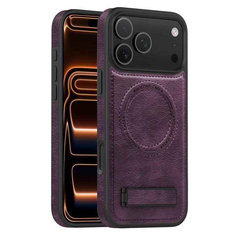 Multifunktionale Halterung MagSafe PU Handyhülle, Für iPhone 17 Pro Max, Für iPhone 17 Pro, Für iPhone 17, Für iPhone Air