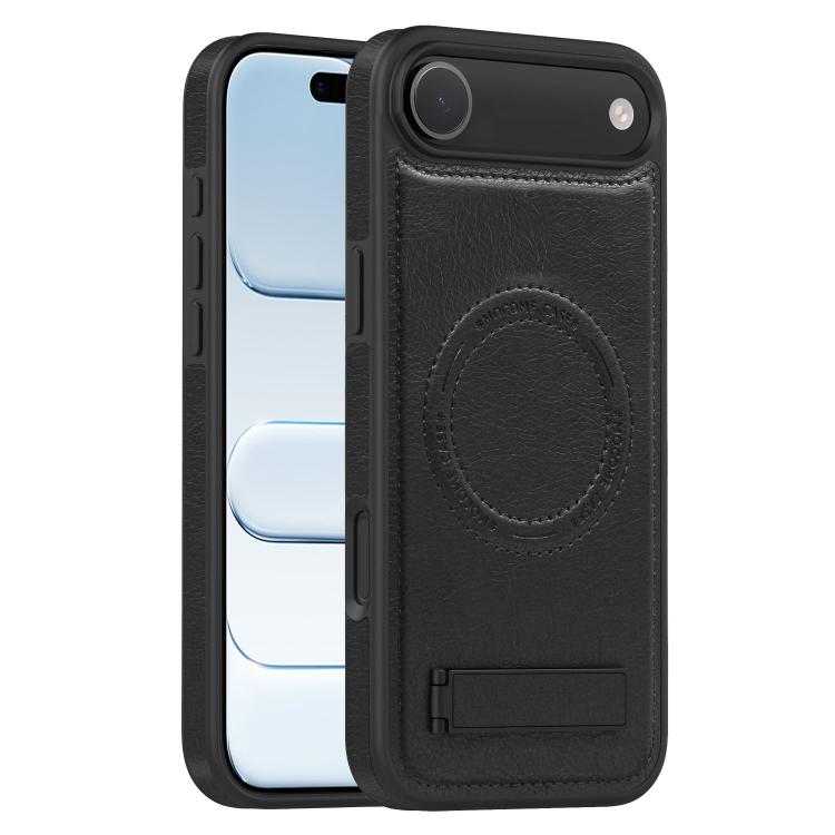 Multifunktionale Halterung MagSafe PU Handyhülle, Für iPhone 17 Pro Max, Für iPhone 17 Pro, Für iPhone 17, Für iPhone Air