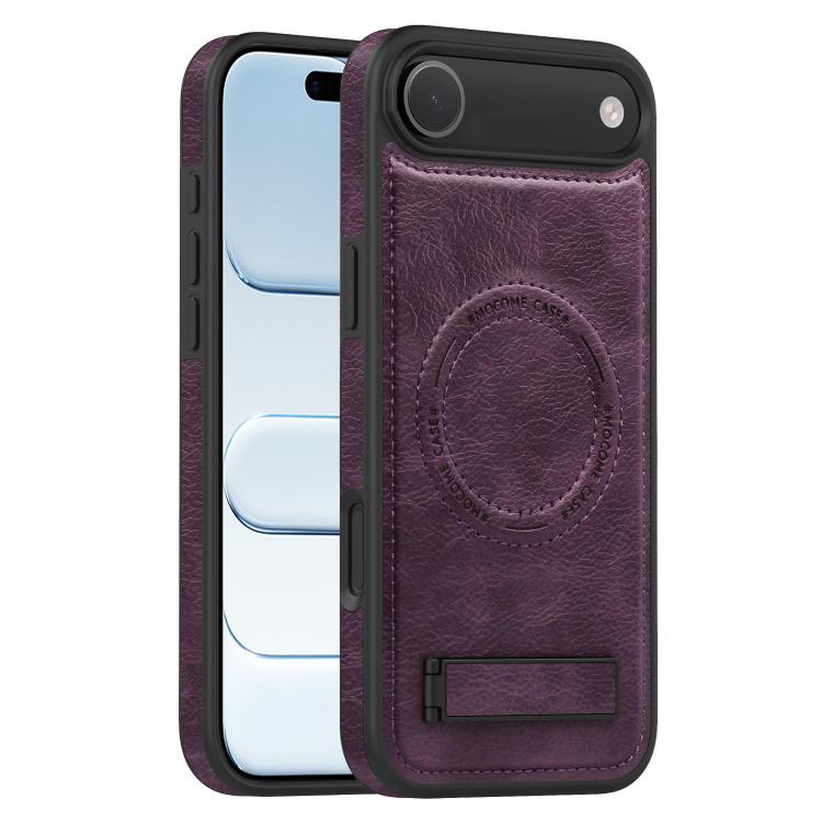 Multifunktionale Halterung MagSafe PU Handyhülle, Für iPhone 17 Pro Max, Für iPhone 17 Pro, Für iPhone 17, Für iPhone Air