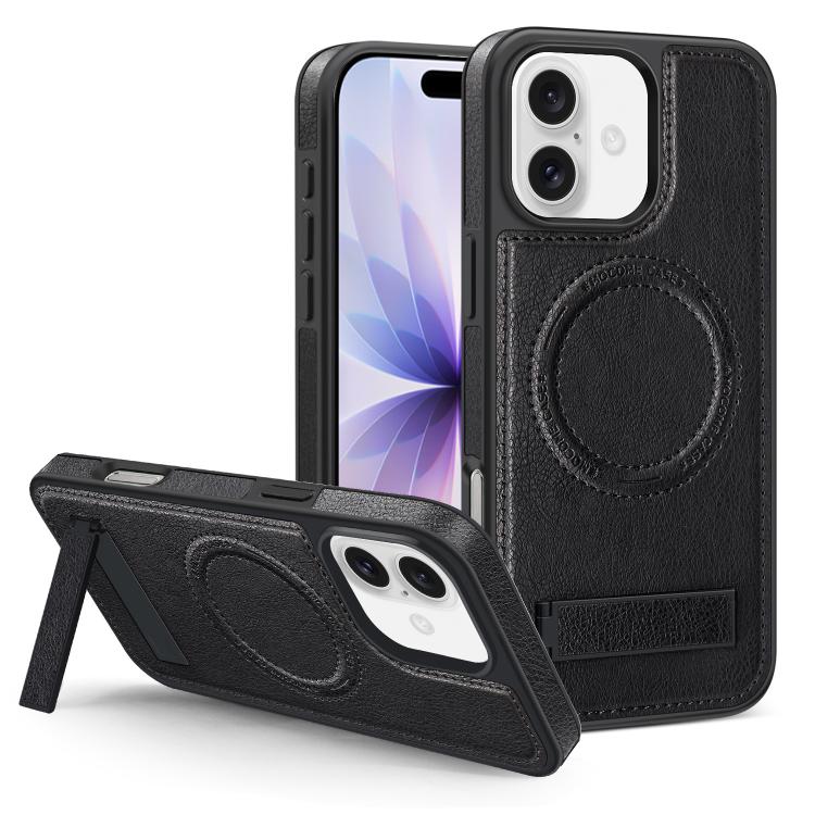Multifunktionale Halterung MagSafe PU Handyhülle, Für iPhone 17 Pro Max, Für iPhone 17 Pro, Für iPhone 17, Für iPhone Air