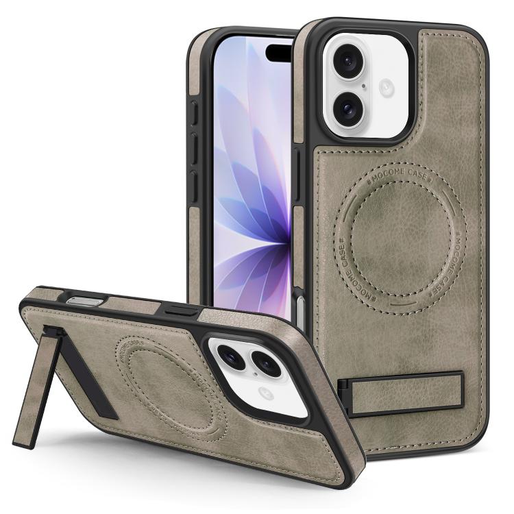 Multifunktionale Halterung MagSafe PU Handyhülle, Für iPhone 17 Pro Max, Für iPhone 17 Pro, Für iPhone 17, Für iPhone Air