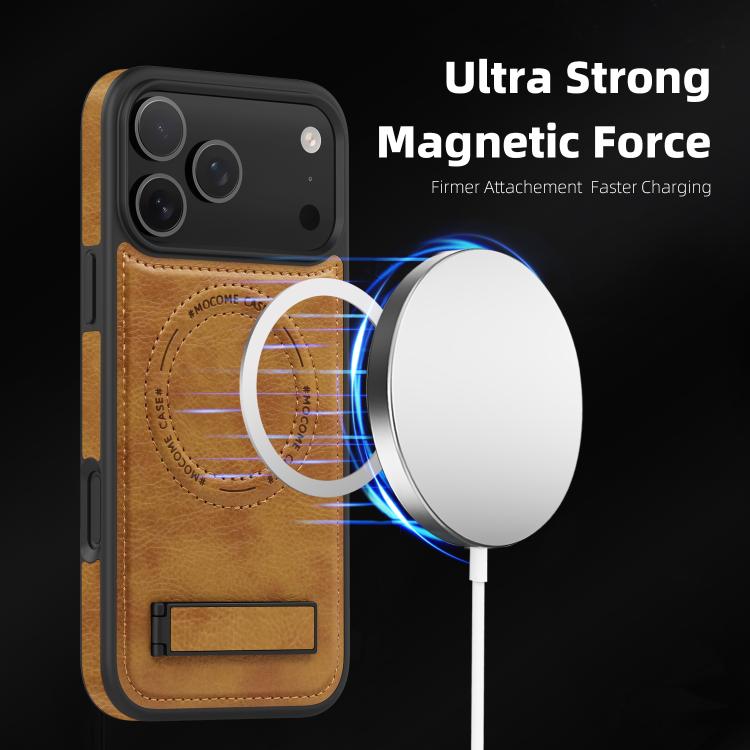 Multifunktionale Halterung MagSafe PU Handyhülle, Für iPhone 17 Pro Max, Für iPhone 17 Pro, Für iPhone 17, Für iPhone Air
