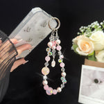 Stellar Roségold Perlenarmband, Lila, Pink