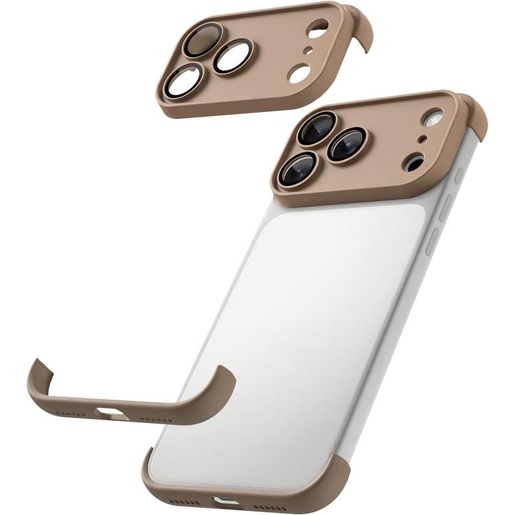 Ultradünne, rahmenlose TPU-Stoßschutzhülle mit vier Eck-Airbags und Objektivschutzfolie, für iPhone 17 Pro Max, für iPhone 17 Pro, für iPhone 17, für iPhone Air