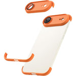 Ultra-thin Frameless TPU Four Corner Airbags Shockproof Phone Case with Lens Film, For iPhone 17 Pro Max, For iPhone 17 Pro, For iPhone 17, For iPhone Air