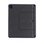 Geteilte Bluetooth-Hintergrundbeleuchtete Tastatur Magnetische Vier-Ecken-Airbag-Schutzhülle, Für iPad Air 13 2025 / 2024 / Pro 12,9