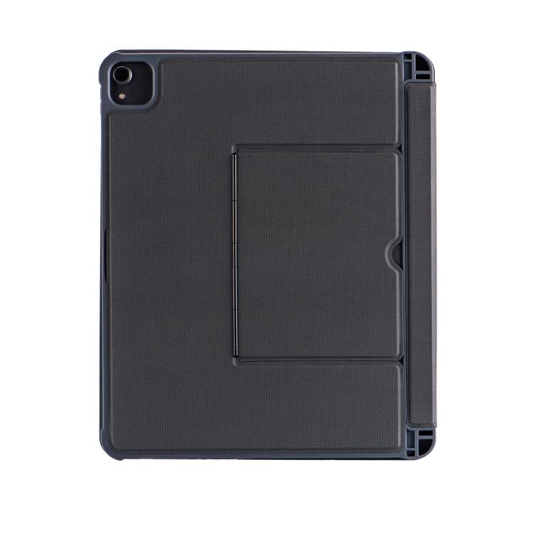 Geteilte Bluetooth-Hintergrundbeleuchtete Tastatur Magnetische Vier-Ecken-Airbag-Schutzhülle, Für iPad Air 13 2025 / 2024 / Pro 12,9