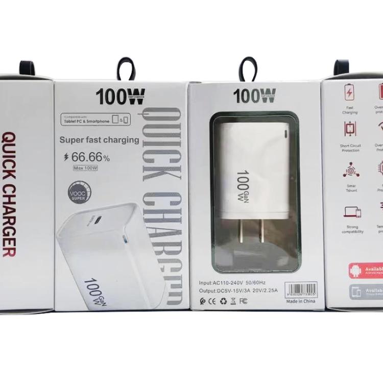 TE-PD46 GaN 100W PD 45W Voll kompatibles Protokoll-Ladegerät, US-Stecker