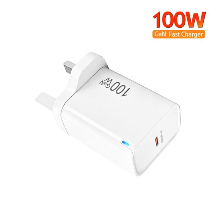 TE-PD46 GaN 100W PD 45W Voll kompatibles Protokoll-Ladegerät, UK-Stecker