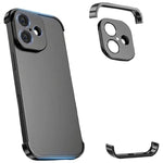Ultradünne rahmenlose Handyhülle aus Titanlegierung mit Vier-Ecken-Stoßschutz, für iPhone 17 Pro Max, für iPhone 17 Pro, für iPhone 17, für iPhone Air
