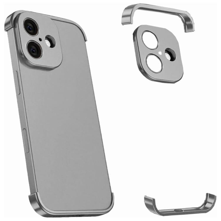 Ultradünne rahmenlose Handyhülle aus Titanlegierung mit Vier-Ecken-Stoßschutz, für iPhone 17 Pro Max, für iPhone 17 Pro, für iPhone 17, für iPhone Air
