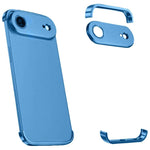 Ultradünne rahmenlose Handyhülle aus Titanlegierung mit Vier-Ecken-Stoßschutz, für iPhone 17 Pro Max, für iPhone 17 Pro, für iPhone 17, für iPhone Air