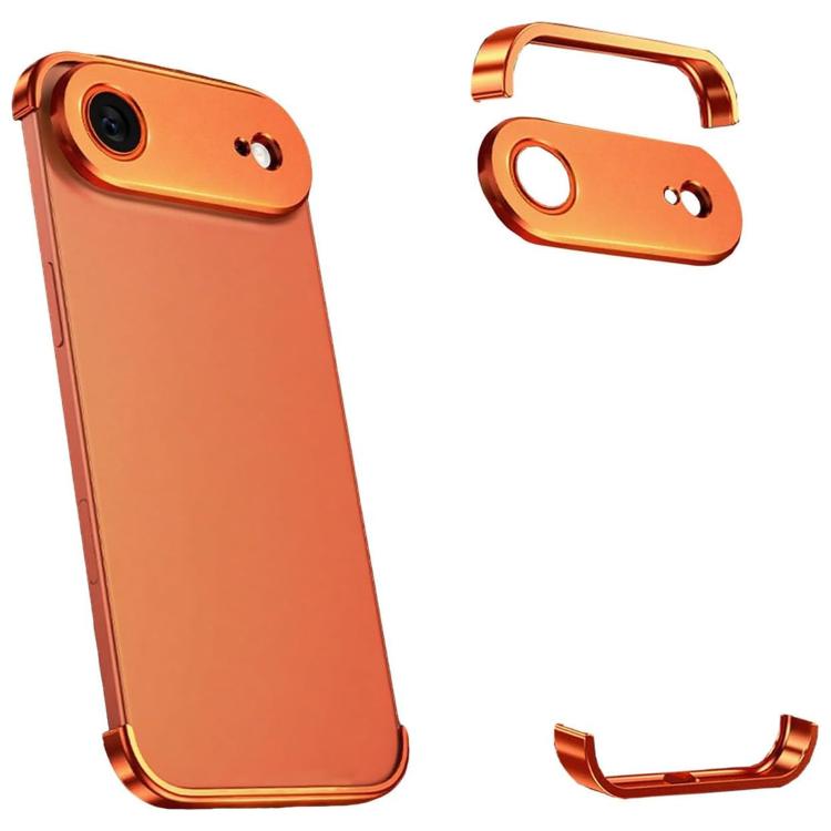 Ultradünne rahmenlose Handyhülle aus Titanlegierung mit Vier-Ecken-Stoßschutz, für iPhone 17 Pro Max, für iPhone 17 Pro, für iPhone 17, für iPhone Air
