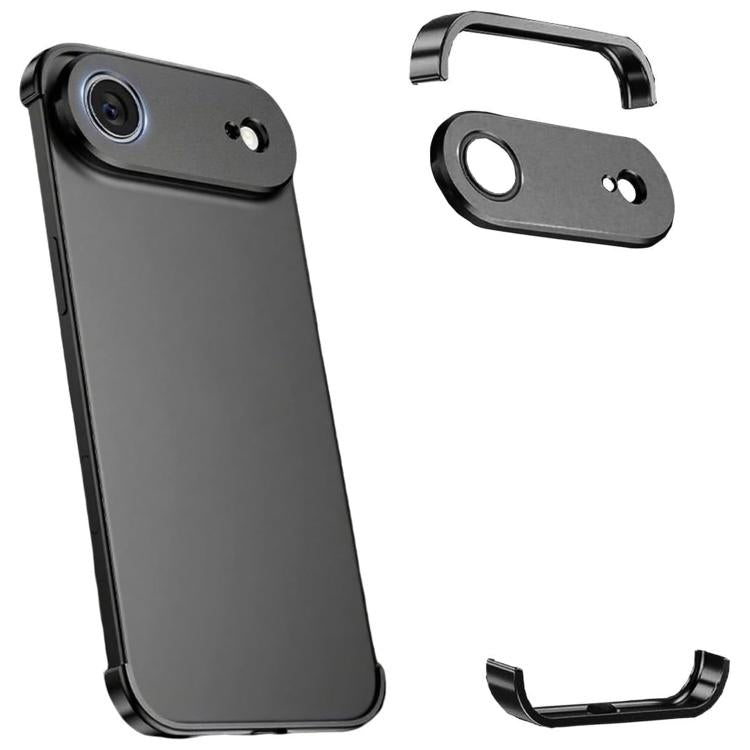 Ultradünne rahmenlose Handyhülle aus Titanlegierung mit Vier-Ecken-Stoßschutz, für iPhone 17 Pro Max, für iPhone 17 Pro, für iPhone 17, für iPhone Air