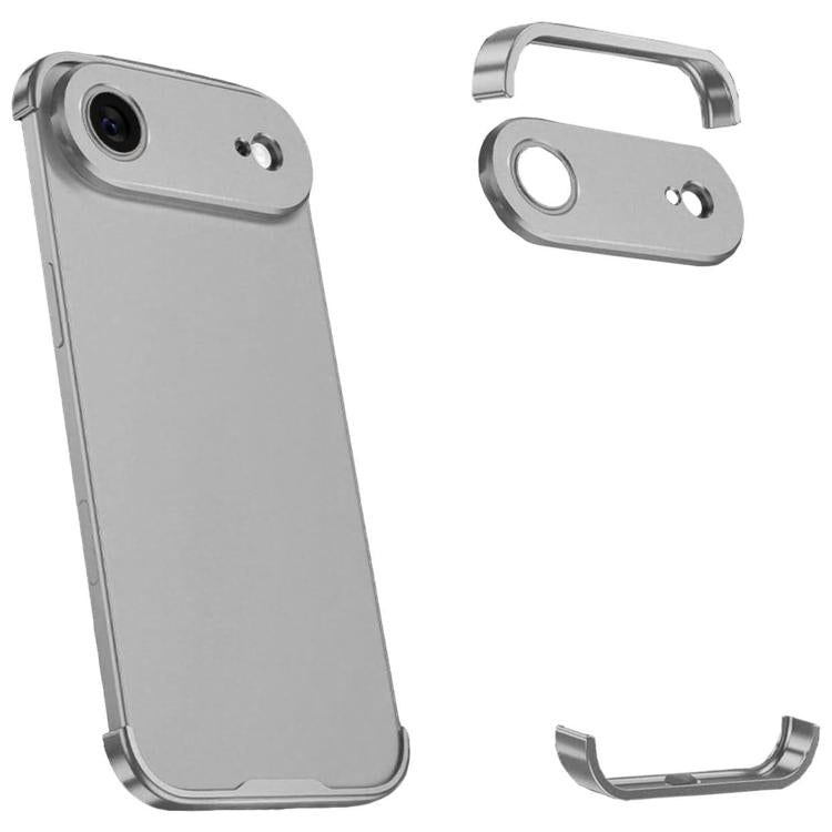Ultradünne rahmenlose Handyhülle aus Titanlegierung mit Vier-Ecken-Stoßschutz, für iPhone 17 Pro Max, für iPhone 17 Pro, für iPhone 17, für iPhone Air