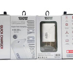 TE-PD46 GaN 100W PD 45W Voll kompatibles Ladegerät mit Typ-C auf Typ-C Datenkabel, US-Stecker