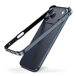 Metal Hybrid Silicone Four-Corner Shockproof Cooling Phone Frame Case, For iPhone 17 Pro Max, For iPhone 17 Pro, For iPhone 17, For iPhone Air