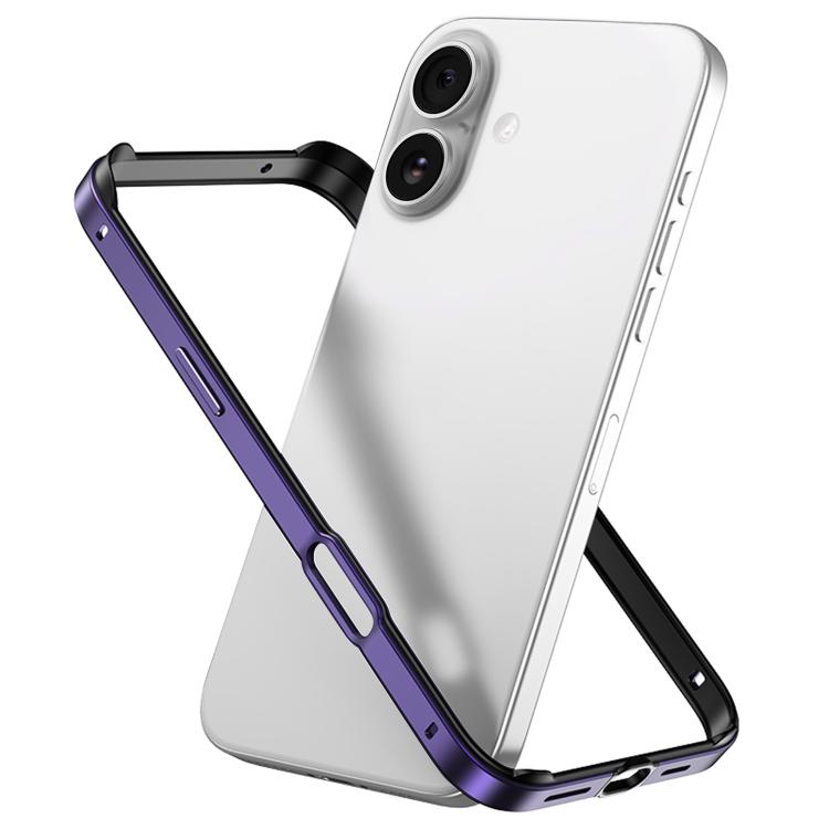Metal Hybrid Silicone Four-Corner Shockproof Cooling Phone Frame Case, For iPhone 17 Pro Max, For iPhone 17 Pro, For iPhone 17, For iPhone Air